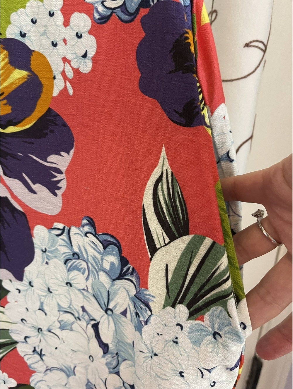 Boho Chic | S | Tropical Floral Sleeveless Dress - Picture 9 of 11